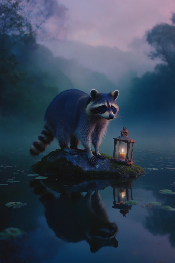 Submerged Twilight Surrealism style AI image example 3