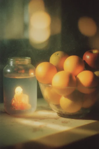 Prismatic Nocturnal Dreamscape style reference image — prismatic light leaks