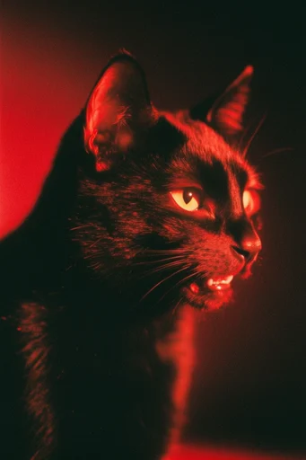 Cinematic Crimson Nocturne style reference image — low-key cinematic portrait