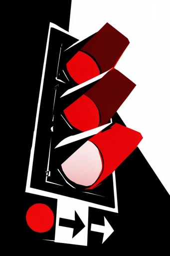 Graphic Neon Noir style reference image — stark black and white