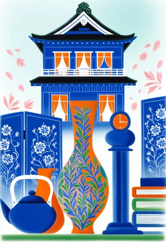 Surreal Neo-Folk Gradient style AI image example 4