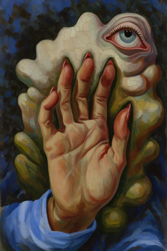 Visceral Baroque Realism style reference image — psychological realism