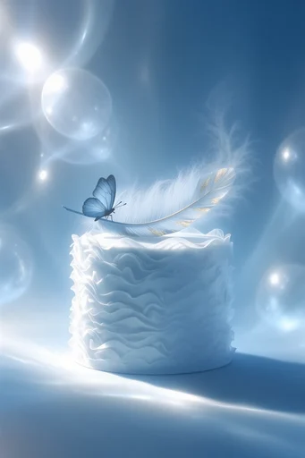 Luminescent Macro Ethereal style reference image — translucent textures