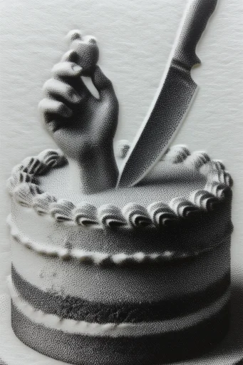 Monochrome Noir Tactility style reference image — analog film aesthetic