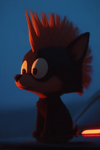 Cinematic Crimson Noir style reference image — shallow depth of field