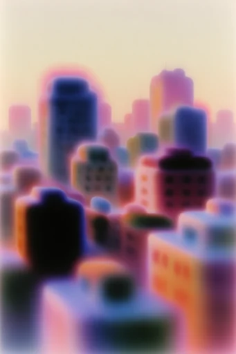 Neon Aura Surrealism style reference image — chromatic aura