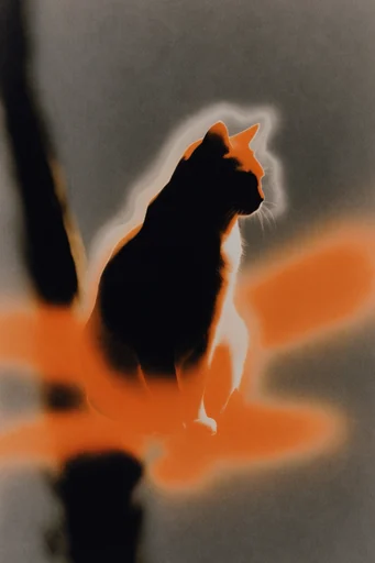 Luminous Spectral Silhouette style reference image — dreamlike surrealism