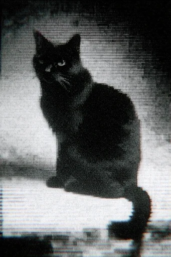 Corrupted Analog Noir style reference image — chromatic aberration