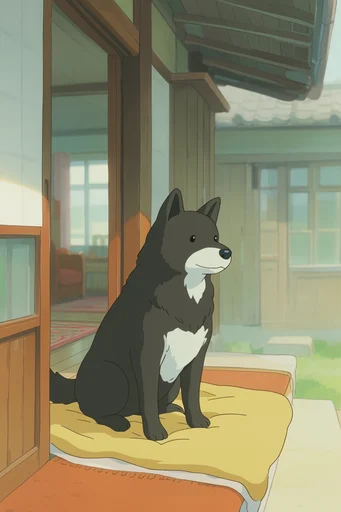 Luminous Nostalgic Anime style reference image — vibrant cel-shaded