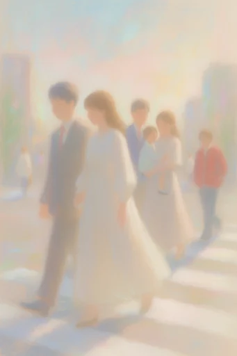 Luminous Ethereal Pastel style reference image — ethereal pastel palette