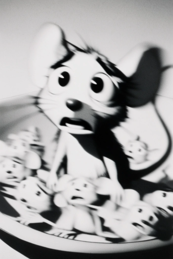 Kinetic Monochrome Noir style AI image example 3