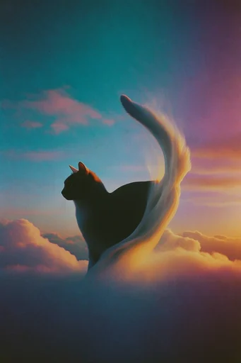Nostalgic Twilight Surrealism style reference image — lo-fi nostalgic aesthetic