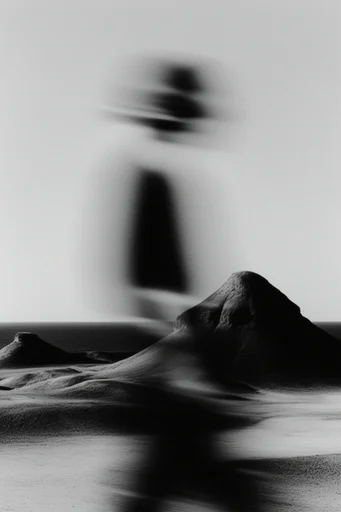 Kinetic Monochrome Minimalism style AI image example 2