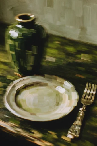 Ethereal Impressionist Haze style reference image — intentional camera movement