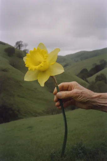 Surreal Pastoral Minimalism style reference image — cinematic film grain