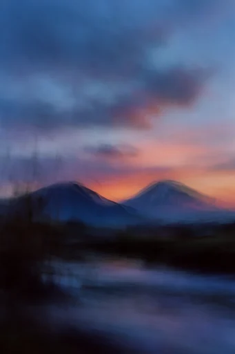 Ethereal Twilight Motion style reference image — intentional camera movement