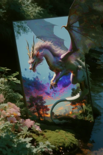 Ethereal Pastoral Surrealism style reference image — soft focus dreamscape