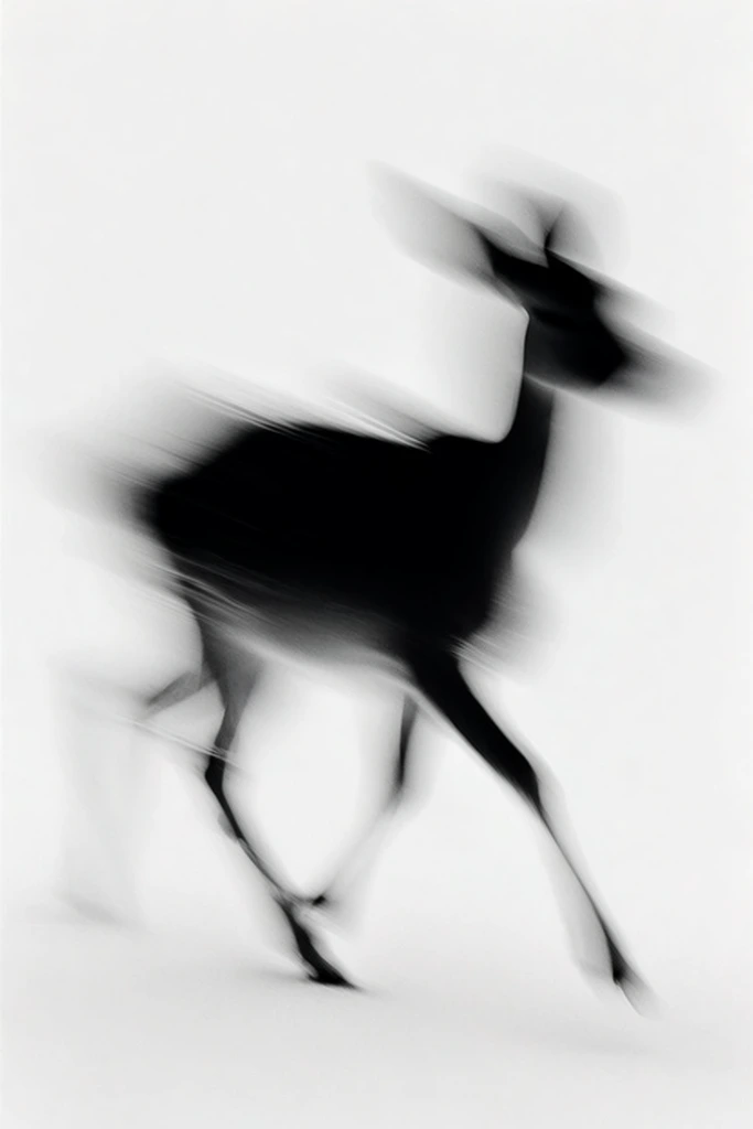 Ethereal Kinetic Monochrome style AI image example 3