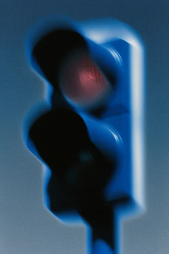 Spectral Cyanotype Surrealism style reference image — ethereal motion blur