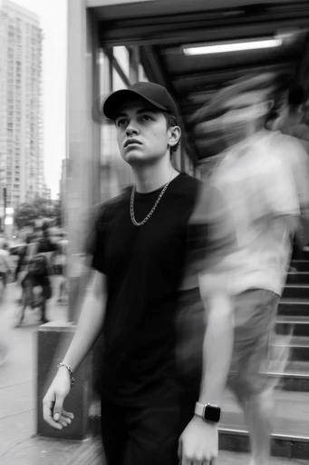 Spectral Urban Kineticism style reference image — kinetic energy