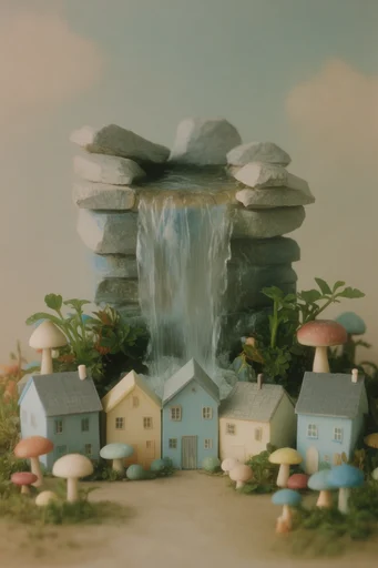 Tactile Surrealist Minimalism style AI image example 2