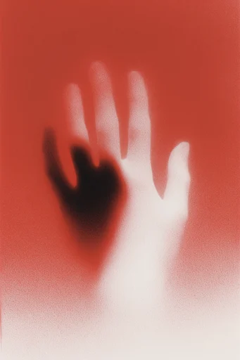 Crimson Grain Surrealism style reference image — minimalist surrealism