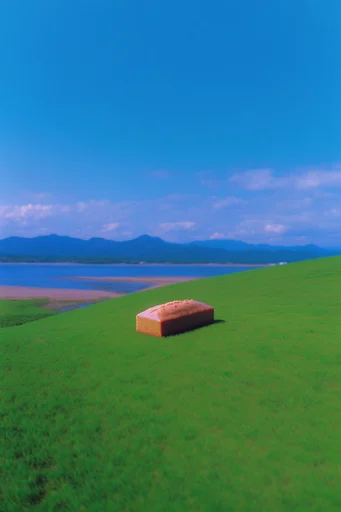 Surreal Pastoral Minimalism style reference image — uncanny symmetry
