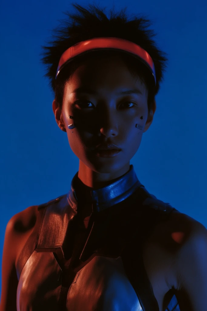 Cinematic Neon Noir style AI image example 1