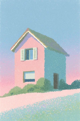 Ethereal Pastoral Nostalgia style reference image — vintage film grain