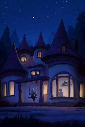 Luminous Nocturnal Storytelling moodboard — generate AI images in this style