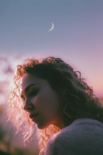 Ethereal Twilight Surrealism style reference image — minimalist silhouette