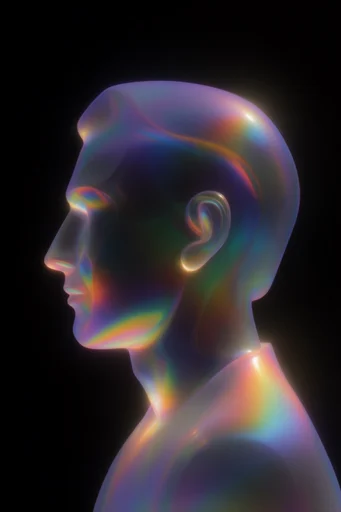 Luminous Chromatic Minimalism style reference image — subsurface scattering