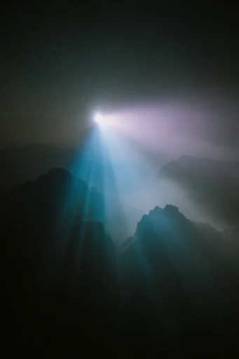 Spectral Noir Luminescence style reference image — cinematic noir