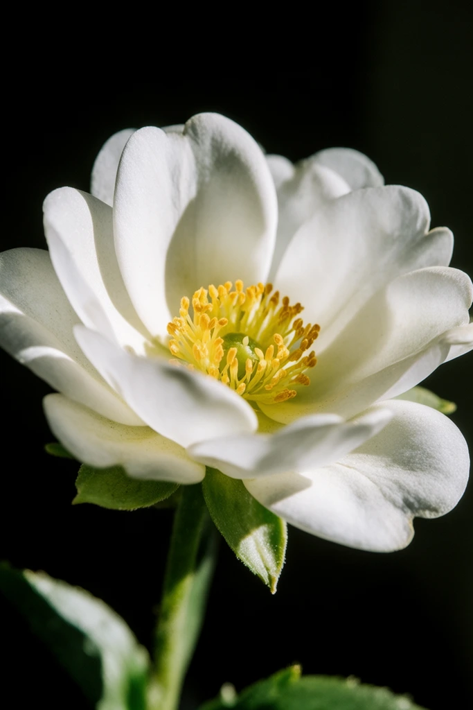 Minimalist Botanical Chiaroscuro style AI image example 2