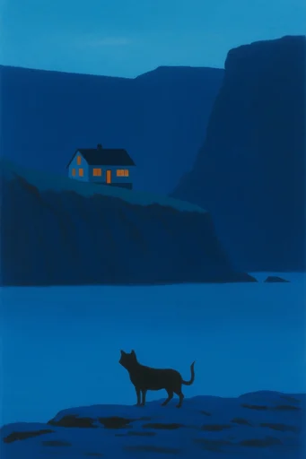 Luminous Nocturnal Solitude style AI image example 3