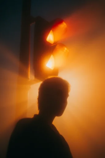 Luminous Cinematic Silhouette style reference image — cinematic backlighting