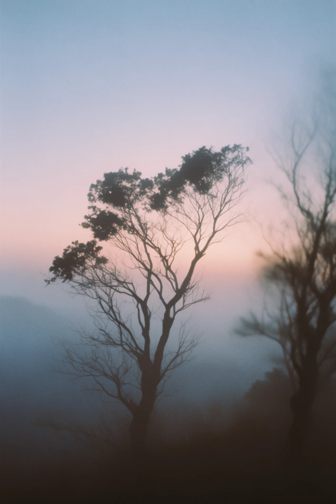 Oneiric Atmospheric Silhouette style AI image example 2