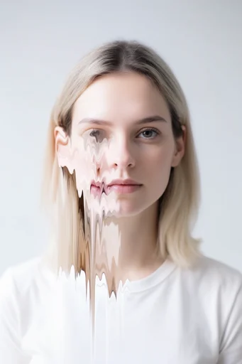 Surreal Fluid Deconstruction moodboard — generate AI images in this style