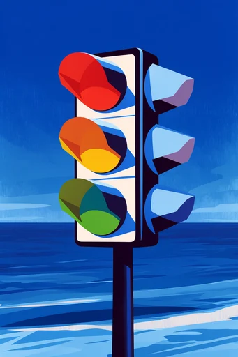 Dynamic Electric Vectorism style reference image — bold saturated color palette