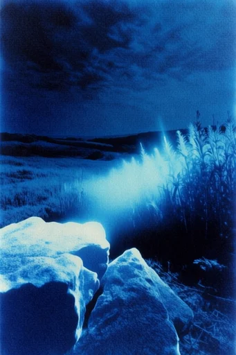 Luminous Cobalt Nocturne style AI image example 2