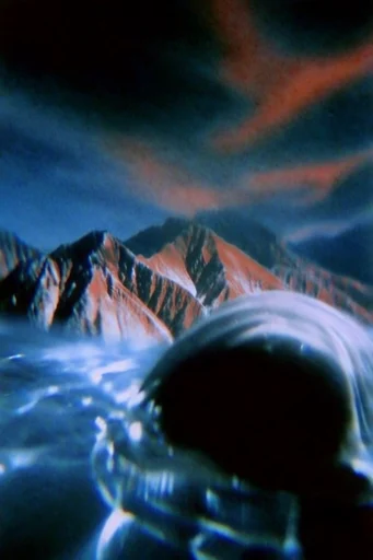 Submerged Analog Glitch style reference image — analog CRT scanlines