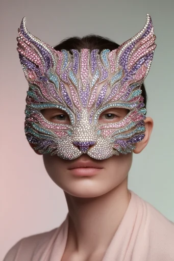 Ethereal Crystalline Editorial style reference image — ethereal reflective surfaces