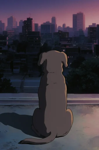 Nostalgic Twilight Anime style reference image — cinematic composition