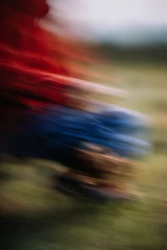 Kinetic Velocity Abstraction style reference image — long exposure photography
