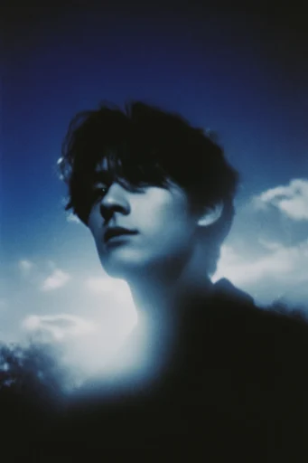 Cinematic Nocturnal Etherealism style reference image — backlit silhouette