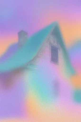 Ethereal Nostalgic Haze style reference image — pastel gradient
