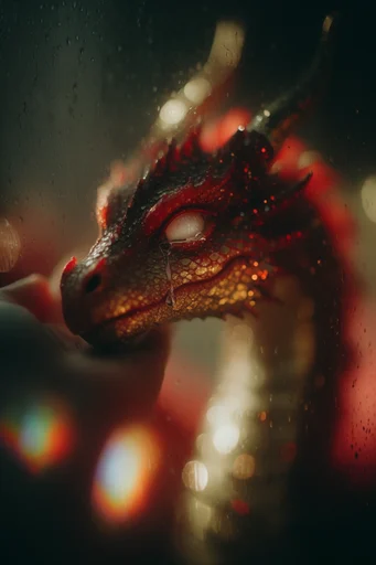 Prismatic Nocturnal Dreamscape style reference image — soft-focus bokeh