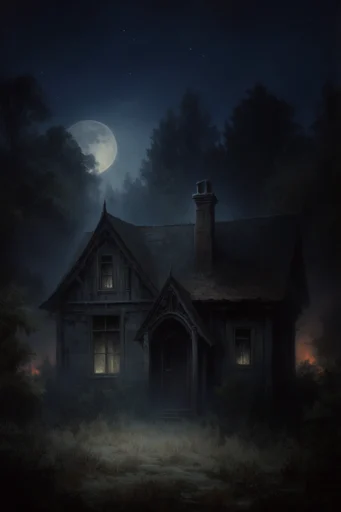 Ethereal Gothic Nocturne style AI image example 4