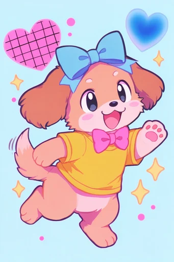 Neon Pastel Kawaii Core style reference image — harajuku streetwear aesthetic