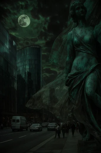 Sacred Gothic Noir style reference image — chiaroscuro lighting